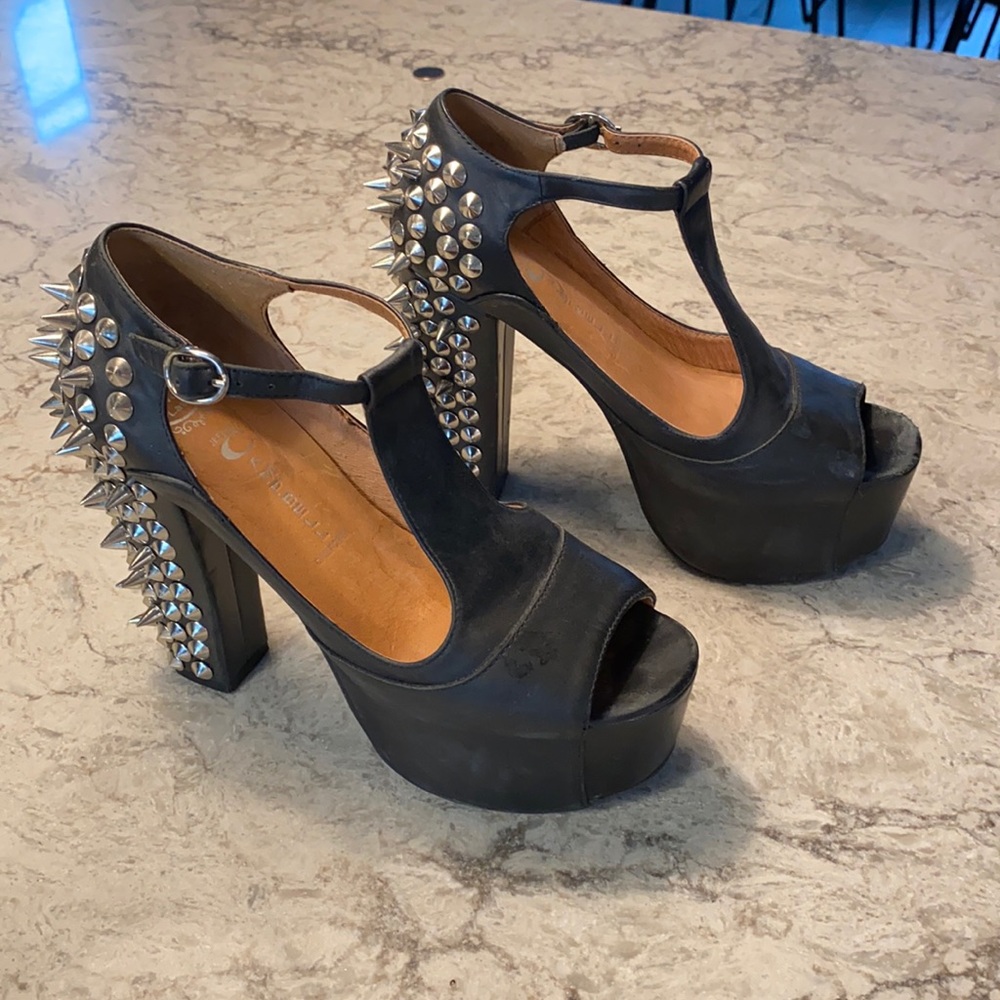 Jeffrey Campbell studded platforms